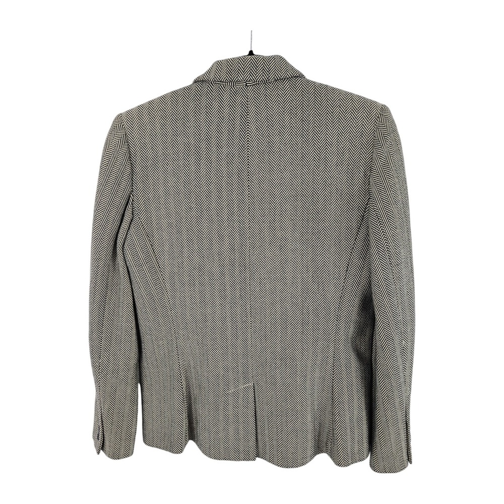 Ralph Lauren Chaps Jacket Riding Equestrian Blazer Size 8 Herringbone Tweed - Picture 8 of 8